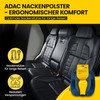 OK Cars ADAC Nackenkissen Flugzeug – Memory Foam Reisekissen mit