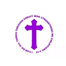Unbranded Philippians 4:13 Christian Decal Bible Verse Cross Vinyl Decal I CAN DO ALL