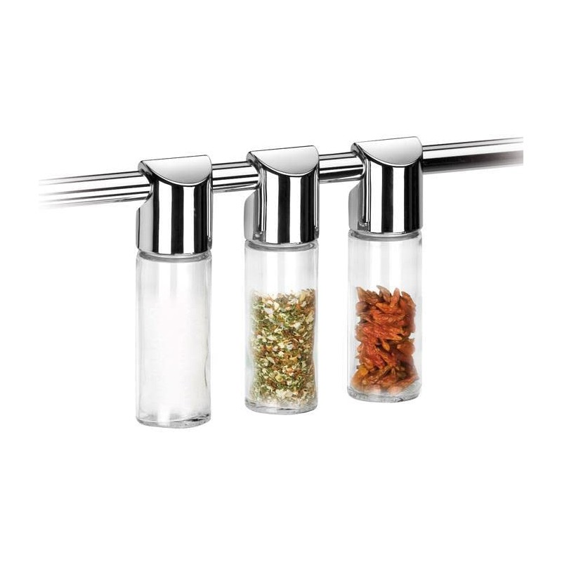 Tescoma Suspendable Spice Jars Pcs 3 Monti, Assorted, 12.5 x