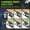 WODHMIEY Adjustable Track Saw Square for -60° to 60° Angle