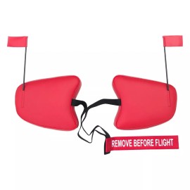 Got Plugz LLC Cessna 152 Cowl Plugs w/ RBF Streamer (Color: Red)