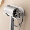 DoocliB Dryer Holder, Wall Hanging, Dryer Storage, Fits Cords, Dryer