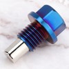 Titanium Alloy Strong Magnetic Oil Pan Universal Plug Suction Iron