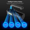 CLEZGO Flashlight Rechargeable USB High Lumens-Camping Flashlight with 4 Powerful