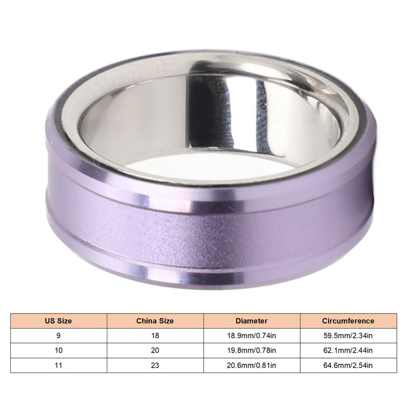 Smart Ring Sleep Exercise Monitoring Wireless IP68 Waterproof Metal Rechargeable