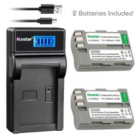 For Nikon Kastar ENEL3e Battery + Charger for Nikon D50 D70s D80 D90 D100 D200 D300 D300S