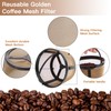 Reusable Coffee Filter for Mr. Coffee 10-12 Cup Basket-Style Coffeemakers（pack