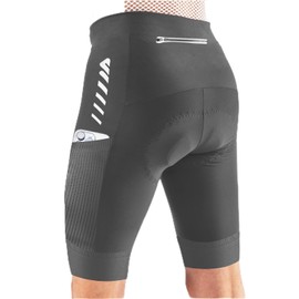Padded Bike Shorts for Men Cycling Shorts with Padding Bicycle Biking Road Accessories Pockect Reflective Strip