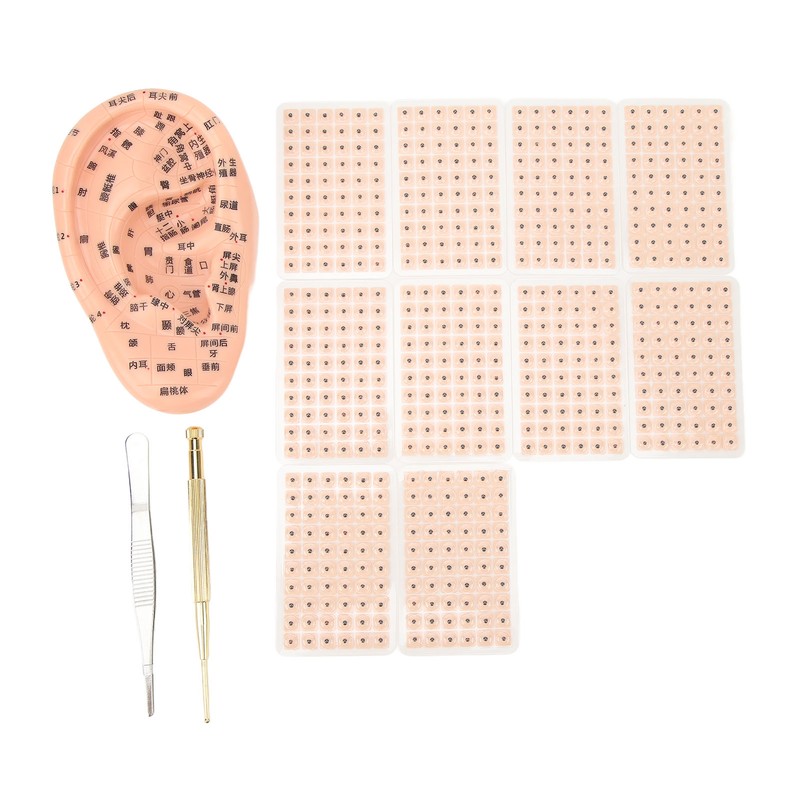 600Pcs Acupressure Ear Beads Massage Acupoint Pressure Stimulation Paste Ear