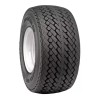 DURO EXCEL 18x8.50-8 SAWTOOTH 6-PLY GOLF CART TIRE AND WHITE STEEL WHEEL COMBO