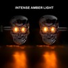 Motorcycle Turn Signals Led Skull Blinkers 10mm Screw Indicator Light