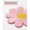 JIRVEX 32 Pezzi Toppe Termoadesive Fiori, Patch da Stirare per