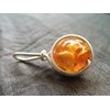 Silver-Plated Amber Tendre Pendant