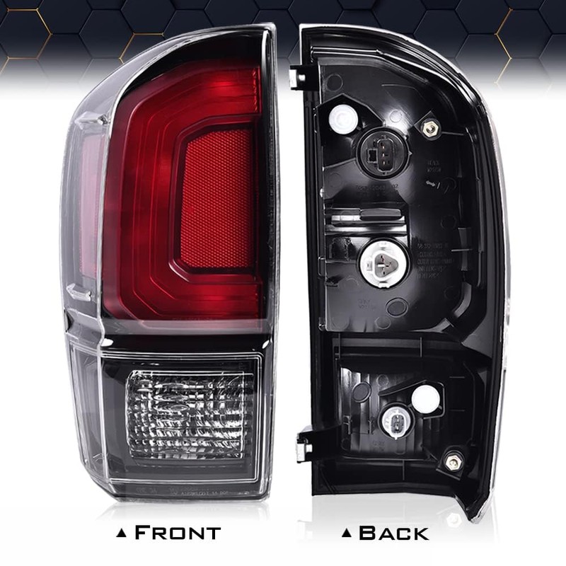 PIT66 Rear Tail Light w/Blubs Driver Left Side Compatible with