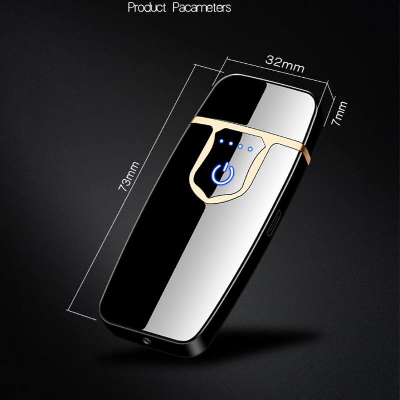 Plasma Dual Arc Lighter, USB Rechargeable Lighter, Electric Lighter, Windproof