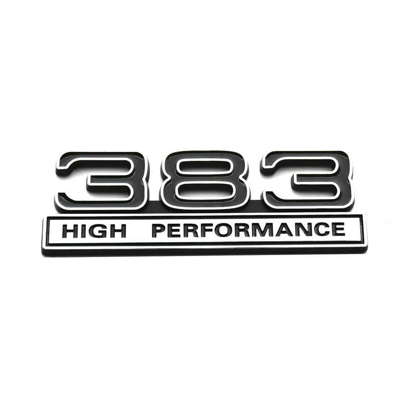 2pcs 383 6.2L High Performance Engine Emblems Badge 3D Decals