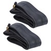 2Pcs Inner Tyre Tube Tire Butyl Rubber W/Bend Valve for