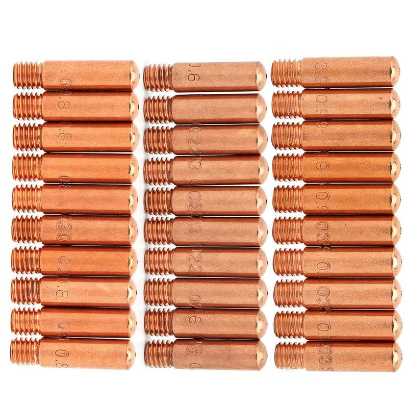 30pcs MIG Welding Tips,11-23 11-30 11-35 Mig Welding Gun Consumables