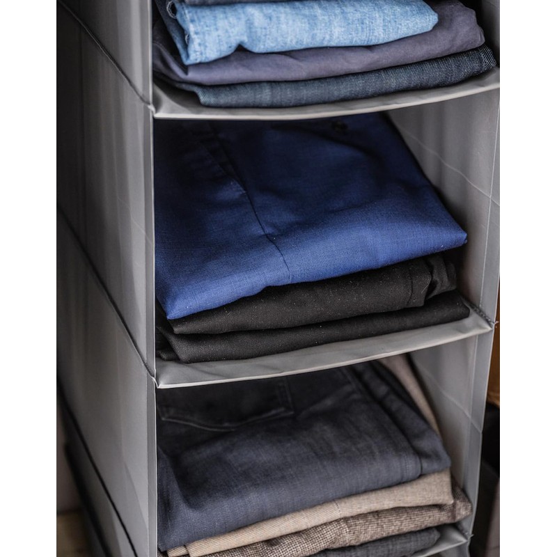 Ikea Skubb Hanging Clothes Closet Storage Organizer Rack Black