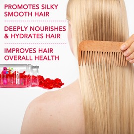 Hair Vitamins Hair Capsule - Hair Growth Conditioning Repair & Moisturizing Hairs Serum Healthier Smooth Silky Thicker for Softness Shine, 40 Counts