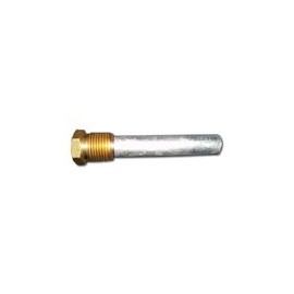 Complete Zinc Pencil Anode with Brass Plug 1/4 inch NPT x 6 inches