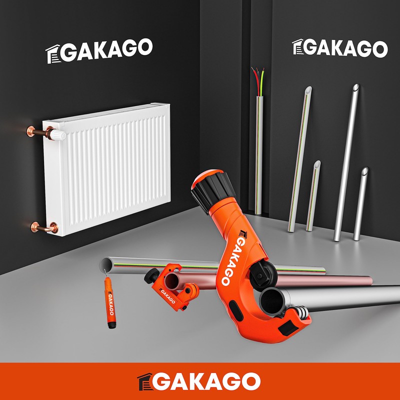 Gakago Pipe Cutter Set 3-50 mm with Deburring – Versatile