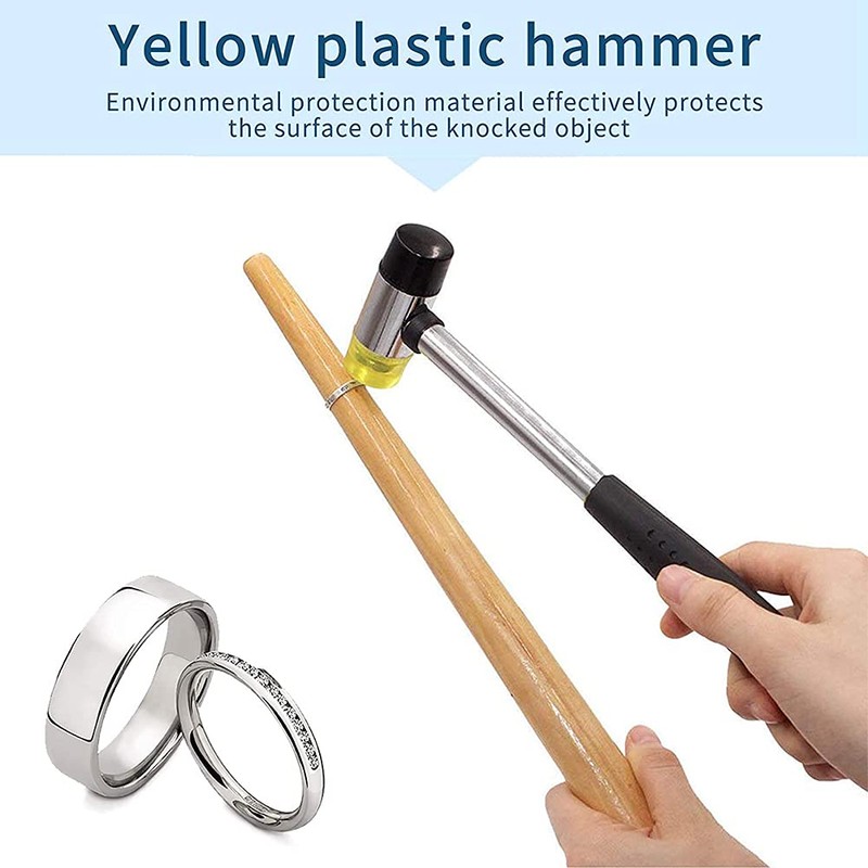 Ring Making Tools UK Ring Sizer Gauge with Ring Mandrel