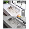2 Pack Silicone Sink Protector for Kitchen Sink, Trellis Pattern