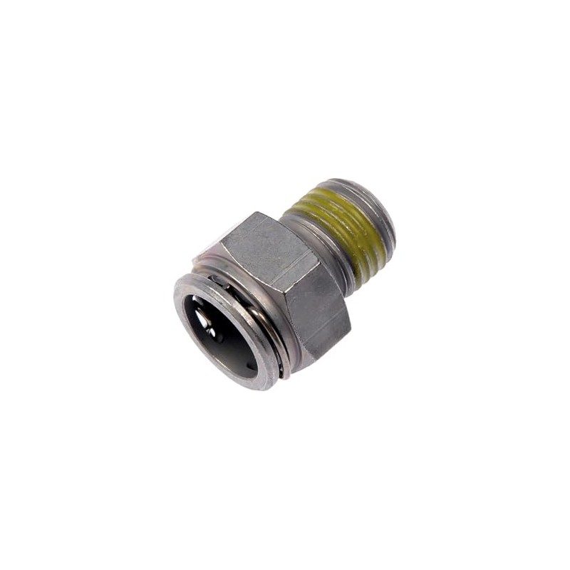Dorman 800-604 Transmission Line Connector With 3/8 Tube X 1/4-18