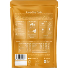 Naturya Organic Maca Powder, Rich in Riboflavin and Iron, Supports Energy and Immunity, Sweet Malty Flavor, Gluten-Free, Vegan, Kosher - 300g