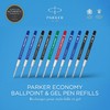 Parker Gel Pen Refill,Fine Tip (0.5mm), Black QUINK Ink, 2