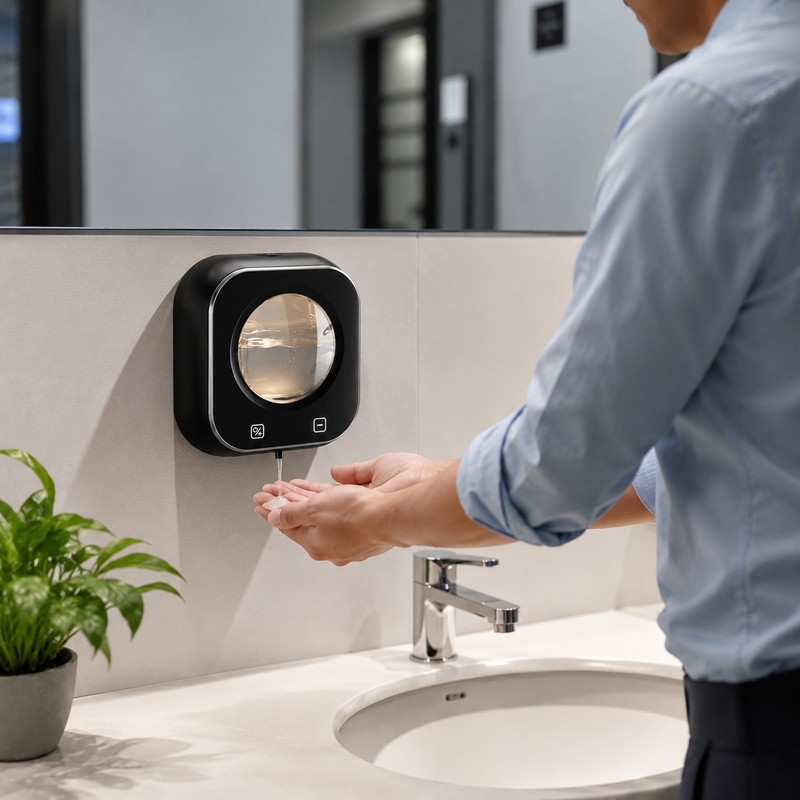 Automatic Soap Dispenser Wall Mounted – 320ml Touchless Sensor Liquid