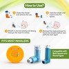 EasyChamber Anti-Static Spacer Device with Child Mask, Inhaler Chamber, use