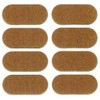 Best Hard Felt Oval 8 Pack , beige