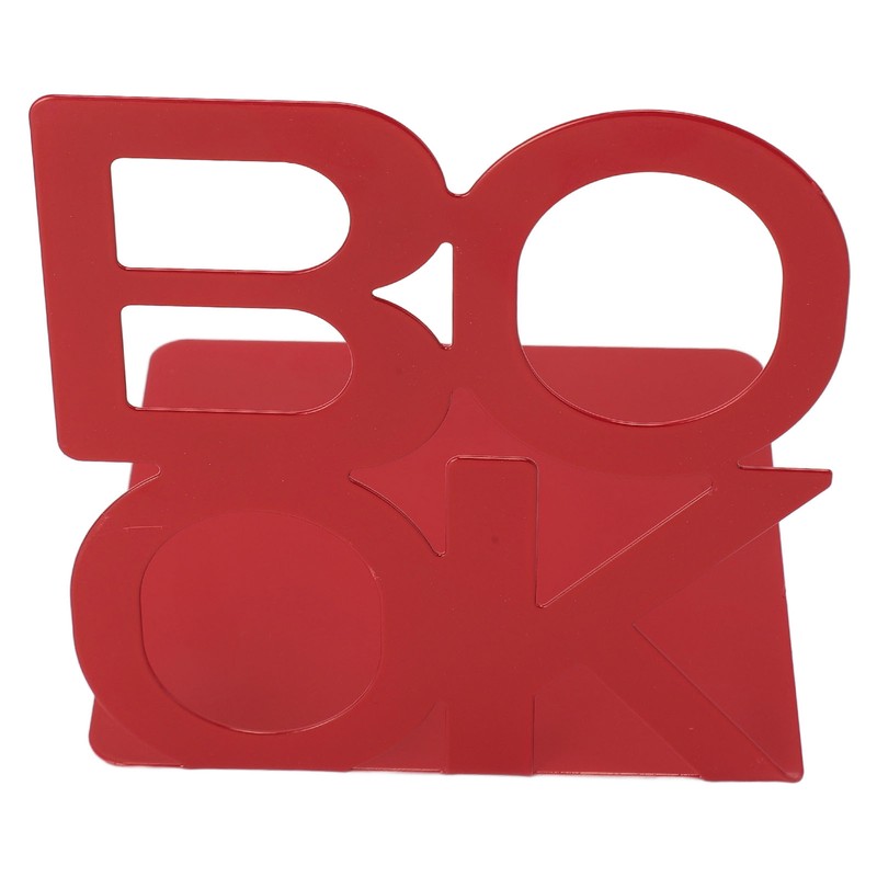 1 Pair Modern Bookend Non Slip Heavy Duty Decorative Book