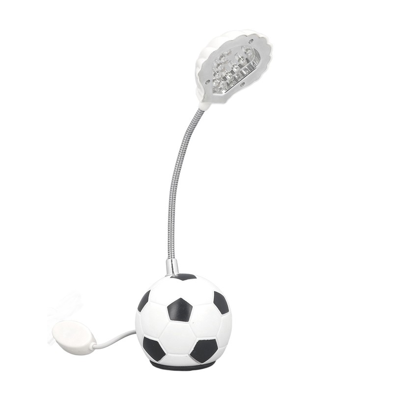 Miniature LED Table Lamp Soccer Desk Lamp Soccer Base Seashell
