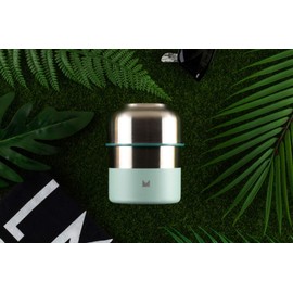 Meroware LILY Thermo Food Jar (Olive/Mint) 11.8 fl oz (350 ml) Lunch Jar, Soup Jar