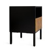 Bme Vivian Solid Wood Nightstand/Side End Table, Fully Assembled, with