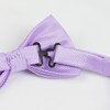 Alizeal Mens Solid Mini Squares Formal Banded Bow Ties (Lilac)