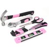 FASTPRO 267-Piece Pink Tool Set, Home Repairing Tool Kit with