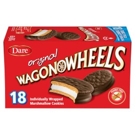 Dare Wagon Wheels Original Cookies, 630g/22.2 oz, Box, 18 pack, Peanut-free
