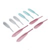 10Pcs Feather Pens Kids Ballpoint Pen Set ABS Plastic Office