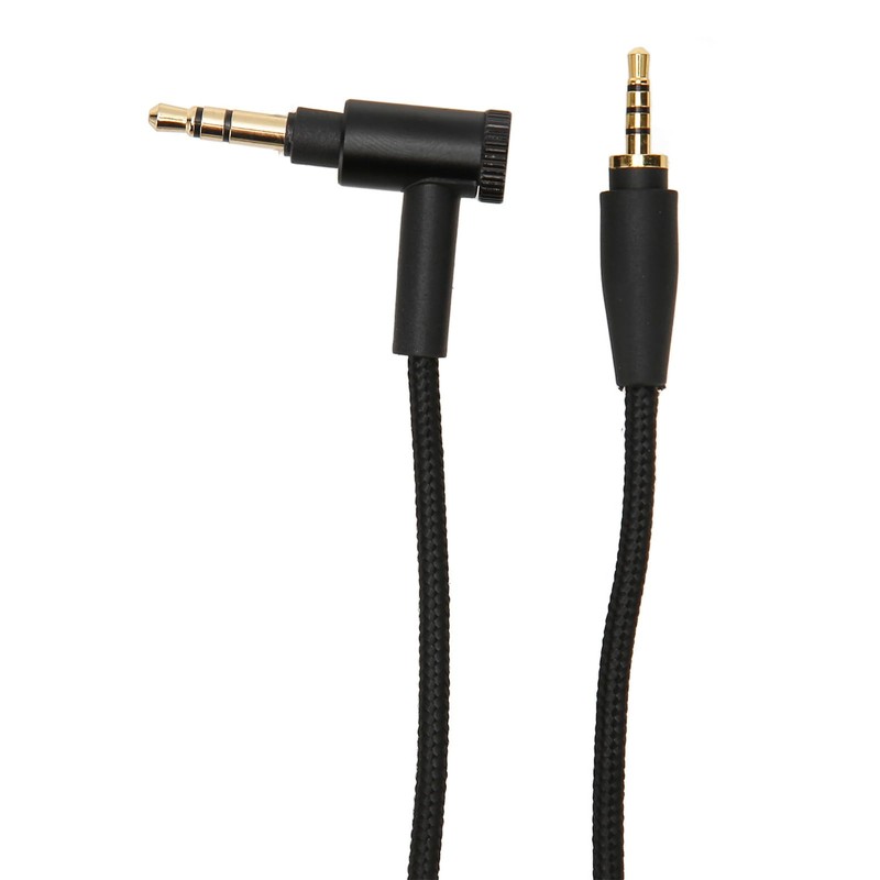 Replacement Audio Headphone Cable for XL 90 Degree Angle Plug