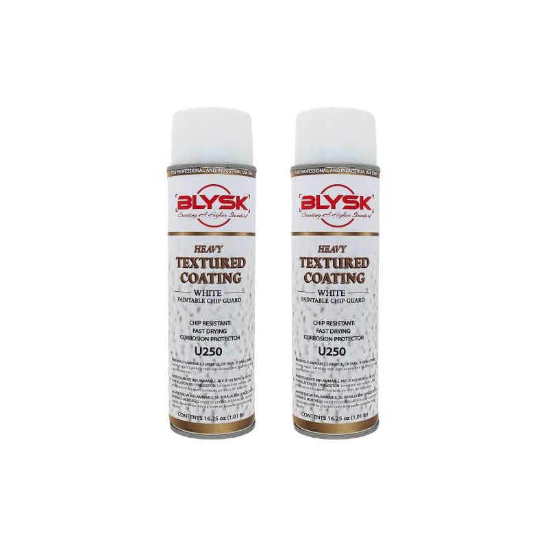 BLYSK Heavy Textured Coating U250 white 15oz., paintable chip guard,