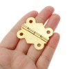 PATIKIL Small Jewelry Box Hinges 1-5/8 Inch, 12 Pack 180-degree