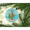Caroline's Treasures CK4506CO1 Clown Loach Fish Merry Christmas Ceramic Ornament,
