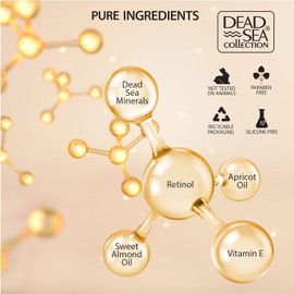 Dead Sea Collection Serum for Face with 2.5% Retinol, Dead Sea Minerals, and Vitamin E – Anti Aging Nourishing Skin Care Moisturizer to Reduce Wrinkles (1.01 fl. oz)