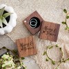 MUUJEE Always and Forever Ring Box - Engraved Wooden Ring