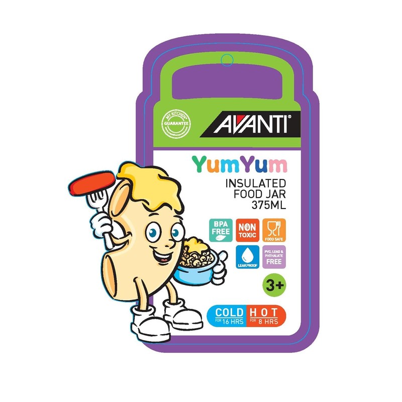 Avanti YumYum Kids Insulated Food Jar, 375 ml, Gaming