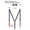 WANYING Men's 2 cm Braces Bow Tie Sets – PU